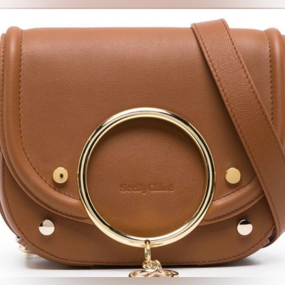 See-by-Chloé brown leather crossbody bag Purchased from revolve